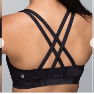 LuluLemon Energy Floral‎ Strappy Sport Bra